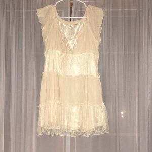 Off the shoulder short dress or long shirt